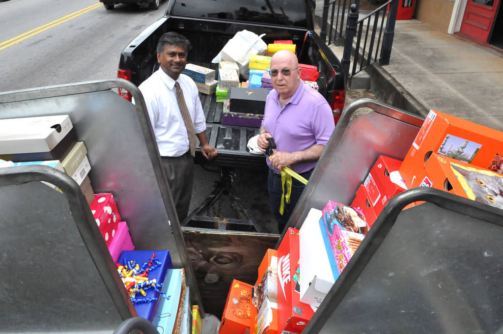Shoebox Project collects nearly 100 boxes